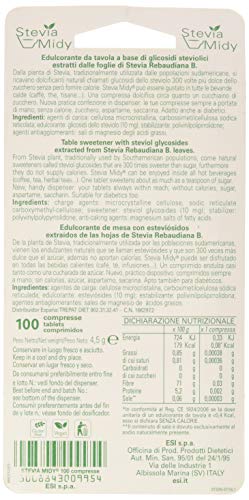 ESI Stevia Complemento Alimenticio - 100 Unidades