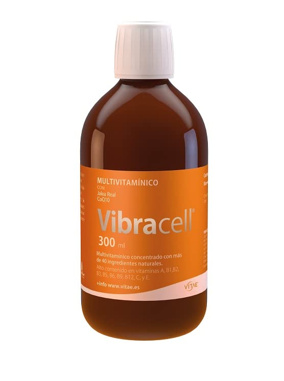 Vitae Vibracell 300ml | Multivitamínico natural a base de frutas y verduras | Energía y vitalidad al instante | Combate el cansancio y la fatiga