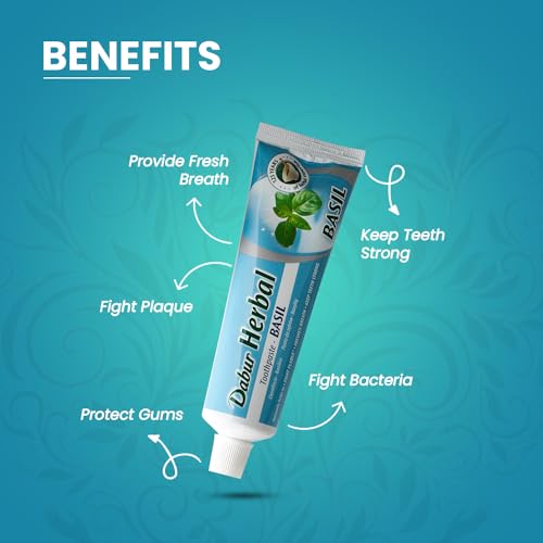 DABUR - DENTIFRICO BASIL 19 PLANTAS ME