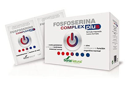 Soria Natural - FOSFOSERINA COMPLEX PLUS - FORMULA MEJORADA - Para la concentracion y la memoria