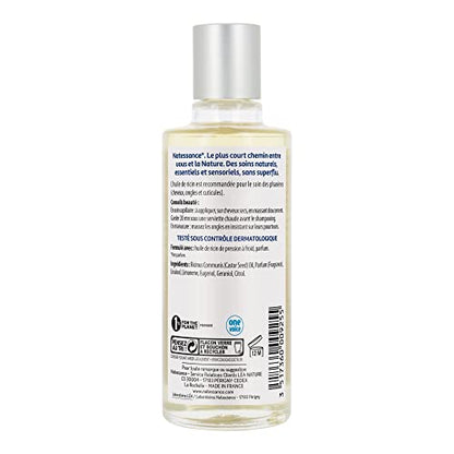 NATESSANCE Huile de Ricin 100% Pure Fortifie/Régénère