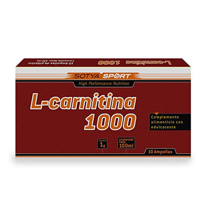 Sotya L-carmitina 1000 10 ampollas de plástico de 10ml