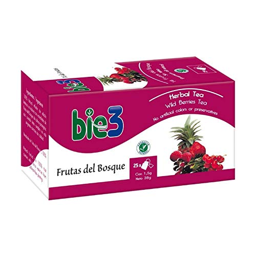 Bie 3 Frutas del Bosque - 120 g 25 Bols, 1