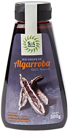 SOLNATURAL SIROPE DE ALGARROBA Bio 300 g, Estándar, Único