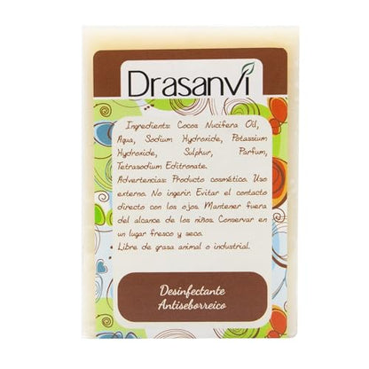 DRASANVI JABÓN DE AZUFRE - DESINFECTANTE - ANTISEBORREICO - Ayuda a las pieles con ACNÉ - VEGANO - 100g