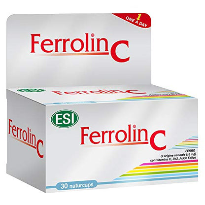 ESI Ferrolin C Complemento Alimenticio - 30 Cápsulas