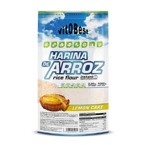 VIT.O.BEST 8436540534071 HARINA DE ARROZ Limon Cake 1Kg, Bambú