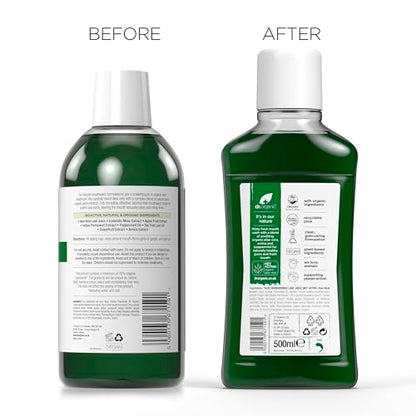 Dr.Organic Enjuague Bucal Aloe Vera Organico 500 ml