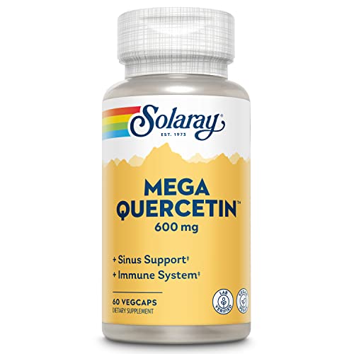 Mega Quercitin 600 mg – 60 cápsulas veganas.