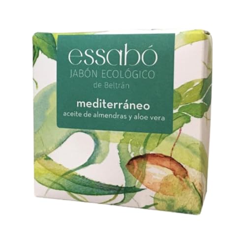 Jabón ECO Mediterráneo Aloe Vera y Almendra dulce Essabó, 120 g