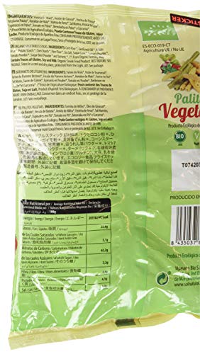 SOLNATURAL PALITOS Vegetales Bio 70 g, No aplicable