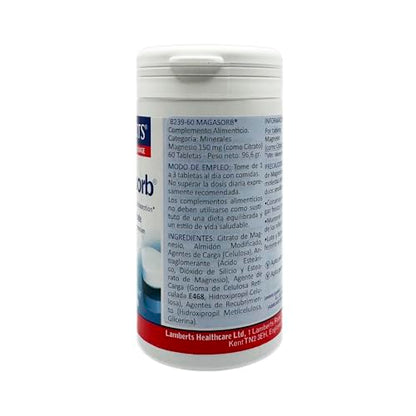 Lamberts Magasorb 150 Mg, 60 Tabletas, Vanilla