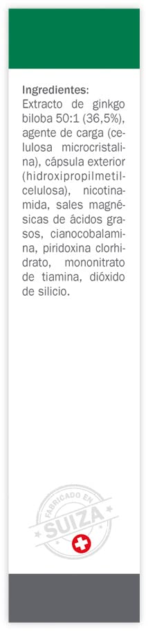 Salus - Ginkocel Forte Complemento Alimenticio - 100 Cápsulas - Ayuda a Mantener la Memoria, la Función Cognitiva y el Equilibrio Mental - Contiene Ginkgo Biloba y Vitaminas del Grupo B