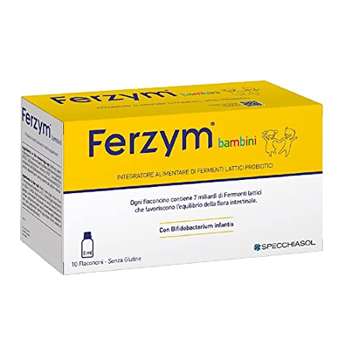 Specchiasol Ferzym Junior | Para los niños pequeños | 10 viales / 8 ml