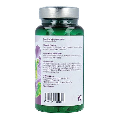 Naturlider - Pre-Sulfo, Complemento Alimenticio a Base de Plantas y Molibdeno - 90 Cápsulas