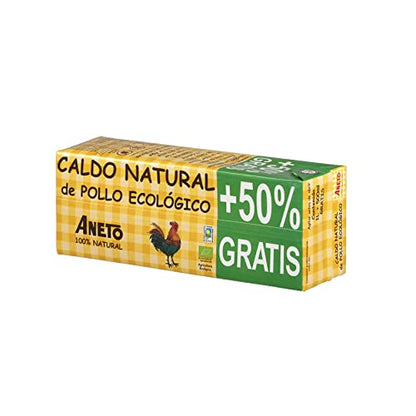 Aneto 100% Natural - Caldo de Carne - caja de 6