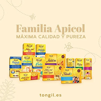 Apicol Própolis + Echinácea | Propóleo y Equinácea en Gotas 60 ml | Irritación de Garganta, Apoyo Inmune, Efecto Suavizante en Cuerdas Vocales - Sin Alérgenos | de Tongil