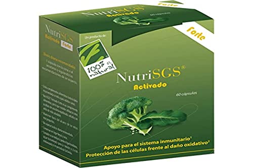 100% Natural. NutriSGS ® Forte. Extracto Concentrado De Brócoli. 60 Cápsulas Gastroresistentes