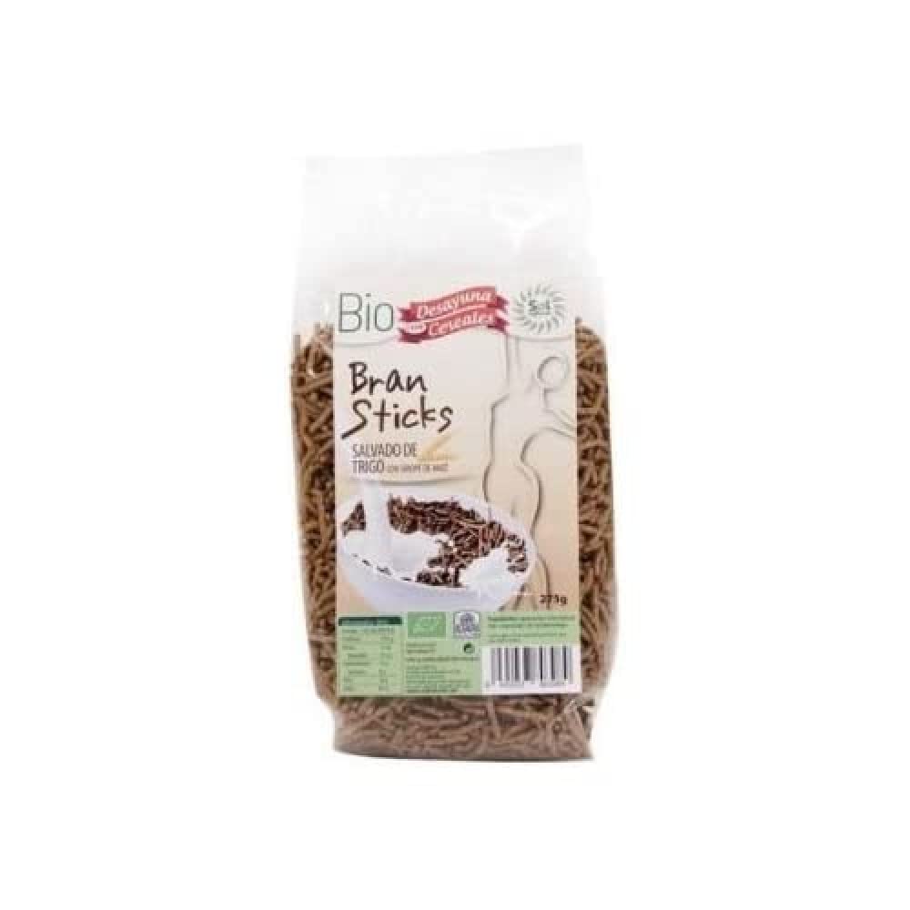 SOLNATURAL BRAN Sticks con Salvado Bio 275 g, Estándar, Único