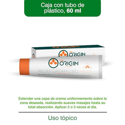 Soria Natural ORIGIN RELIEF CREAM CBD HEAT 60 ml