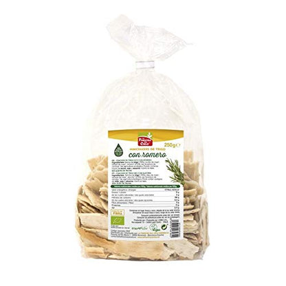 MINI CRACKERS DE TRIGO con romero 250gr. BIO