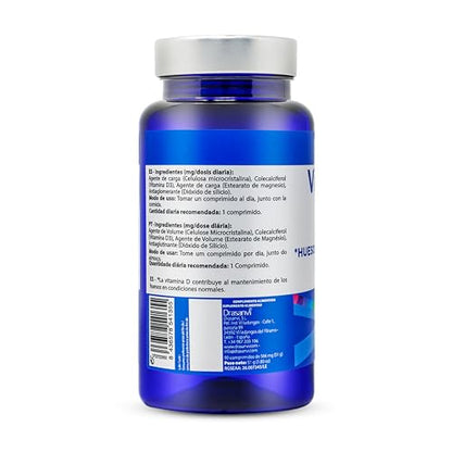 DRASANVI VITAMINA D3 4000UI - Afecta a nuestro ánimo - SIN GLUTEN - 90 comprimidos