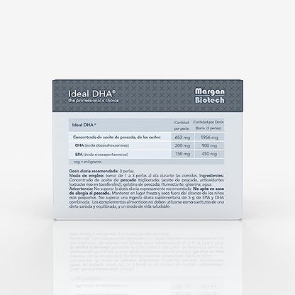 Ideal Omega DHA - Ácidos Grasos OMEGA 3 - OMEGA 3 | 1:5 EPA:DHA, 1 unidad