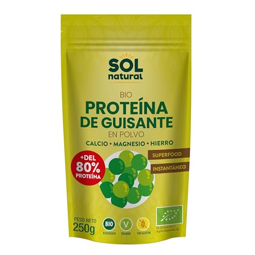 SOLNATURAL PROTEINA DE Guisante Bio 250 g, No aplicable