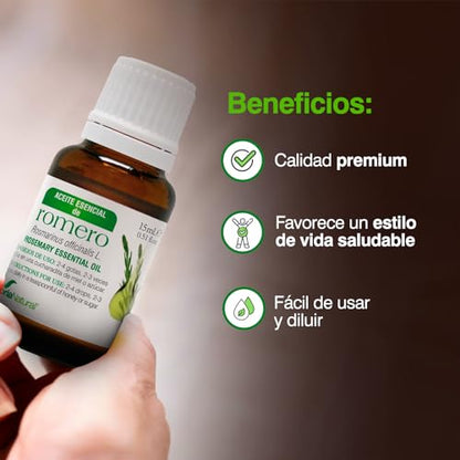 Soria Natural Esencia Romero Ácidos Grasos Esenciales - 15 ml