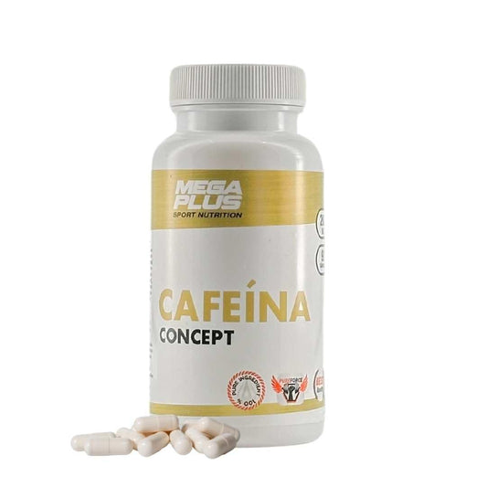 Cafeina - Cafeína Pura En Capsulas - Mega Plus Concept - Quemagrasa Potente - Pastillas De Cafeina - Ideal Para Rendimiento Deportivo - 200 Mg - 90 Capsulas