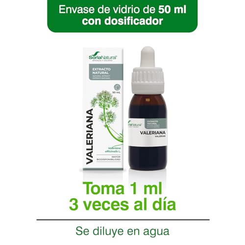 SoriaNatural Valeriana Siglo Xxi - Mejora El Sueño Y El Descanso, Y Reduce La Ansiedad Y El Estrés, 50 ml