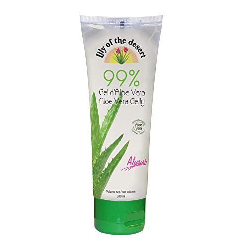 Lily of the desert – Gel hidratante aloe vera 99% – 240 ml tubos – Hidratante cara y cuerpo.