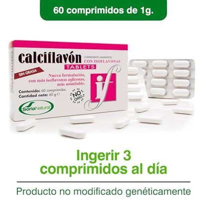 Soria Natural Calciflavón - 60 Cápsulas