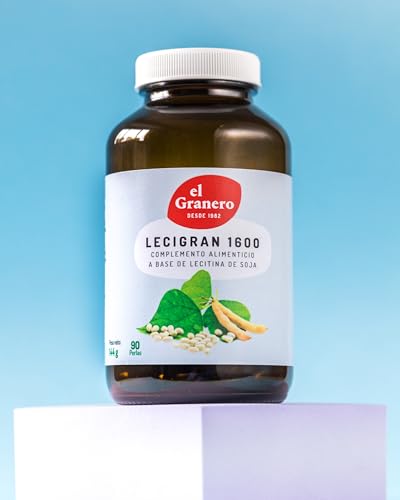 El Granero Integral - Lecigran - 360 Perlas - 720 mg - Elaborado con Lecitina de Semillas de Soja- Alto Contenido en Fosfolípidos - Ayuda a Enriquecer la Alimentación