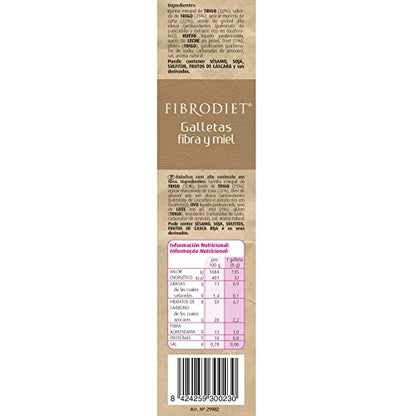Dietisa - Suplemento Fibrodiet 400G Galletas Fibra Y Miel