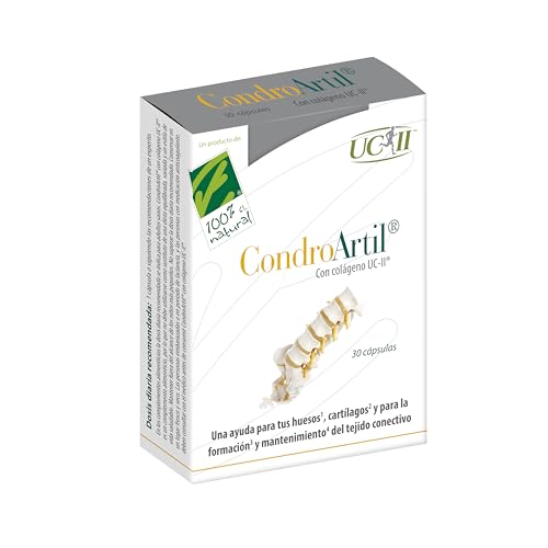CondroArtil® con Colágeno UC-II® - 30 Cápsulas - Ayuda a Fortalecer los Huesos y Cartílagos - Contribuye a la Formación y Mantenimiento del Tejido Conectivo - Con Vitaminas C, D3 y K2-100% Natural