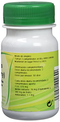 Ghf Mirtilo, 100 comprimidos de 500 mg