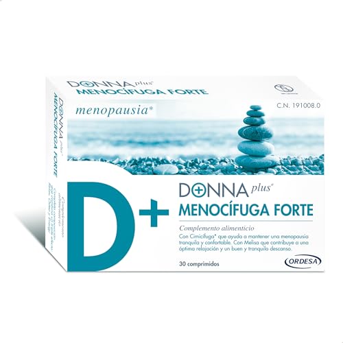 DONNAPLUS Menocífuga Forte | 30 Comprimidos | Complemento Alimenticio para la Mujer en Edad de Menopausia con Melisa y Vitaminas