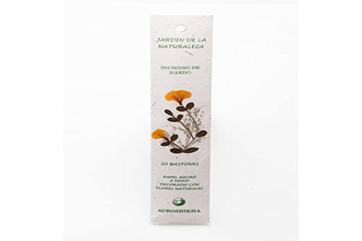 Jardín de la Naturaleza Incienso Nardo. 20 bastones., 0, 1