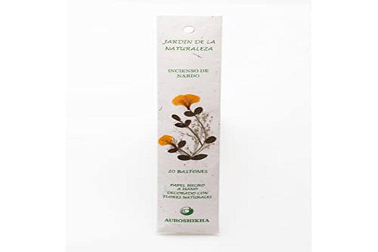 Jardín de la Naturaleza Incienso Nardo. 20 bastones., 0, 1