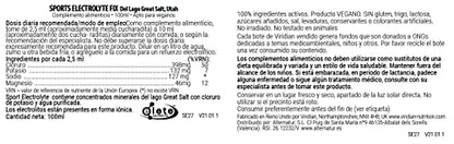 Viridian Sports Electrolyte Fix - 100ml