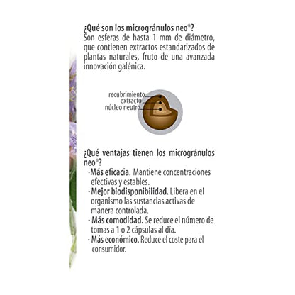NEO | Extracto Seco de Hojas de Salvia | 45 Cápsulas | 200 mg | Ayuda a Mejorar los Síntomas de la Menopausia | Suplemento Alimenticio Natural con Ácido Rosmarínico