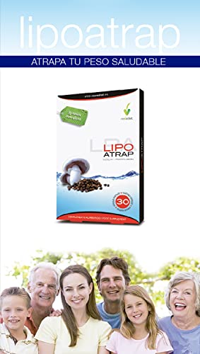 Novadiet - LIPOATRAP Cápsulas con H2OSlim® y Pimienta Negra - Control de Peso, Regulación Lípidos - Apoyo Sobrepeso, Obesidad, Equilibrio Saludable para tu Cuerpo - 30 Cápsulas