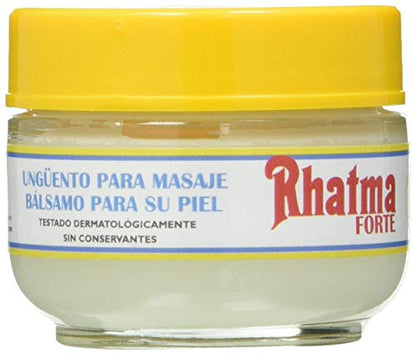 Rhatma Forte - Ungüento balsámico, Descongestiona y relaja los músculos, 50ml