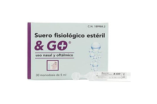 Pharma&Go SUERO FISIOLOGICO & GO 30 Uds x 5 ml, Único, Estándar
