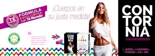 Novadiet - CONTORNIA Cápsulas con L. Gasseri y L. Plantarum - Control de Peso, Equilibrio Digestivo y Flora Intestinal - Microbiota Saludable - Ayuda en Sobrepeso, Obesidad y Adelgazar - 15 Cápsulas