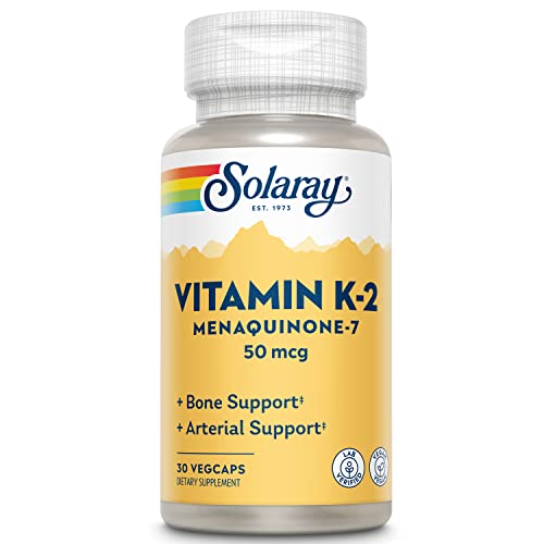 Solaray Vitamina K-2 50mcg | Menaquinone-7 | 30 VegCaps