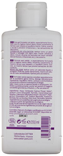 Cattier Gel íntimo suave - Caléndula y geranio - 200 ml