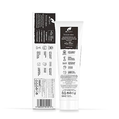 Dr. Organic Pasta De Dientes Carbón Activado, 100 ml (Paquete de 1)