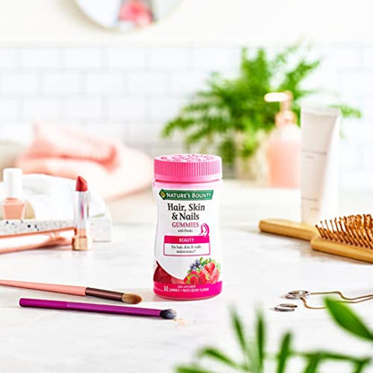 Nature's Bounty Complemento alimenticio para el Pelo, Piel y Uñas Gummies - 60 Unidades